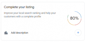 Google Complete Your Listing
